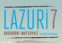 Ortaokullar İçin Hazırlanan Lazca Ders Kitabı Lazuri 7 Hazır