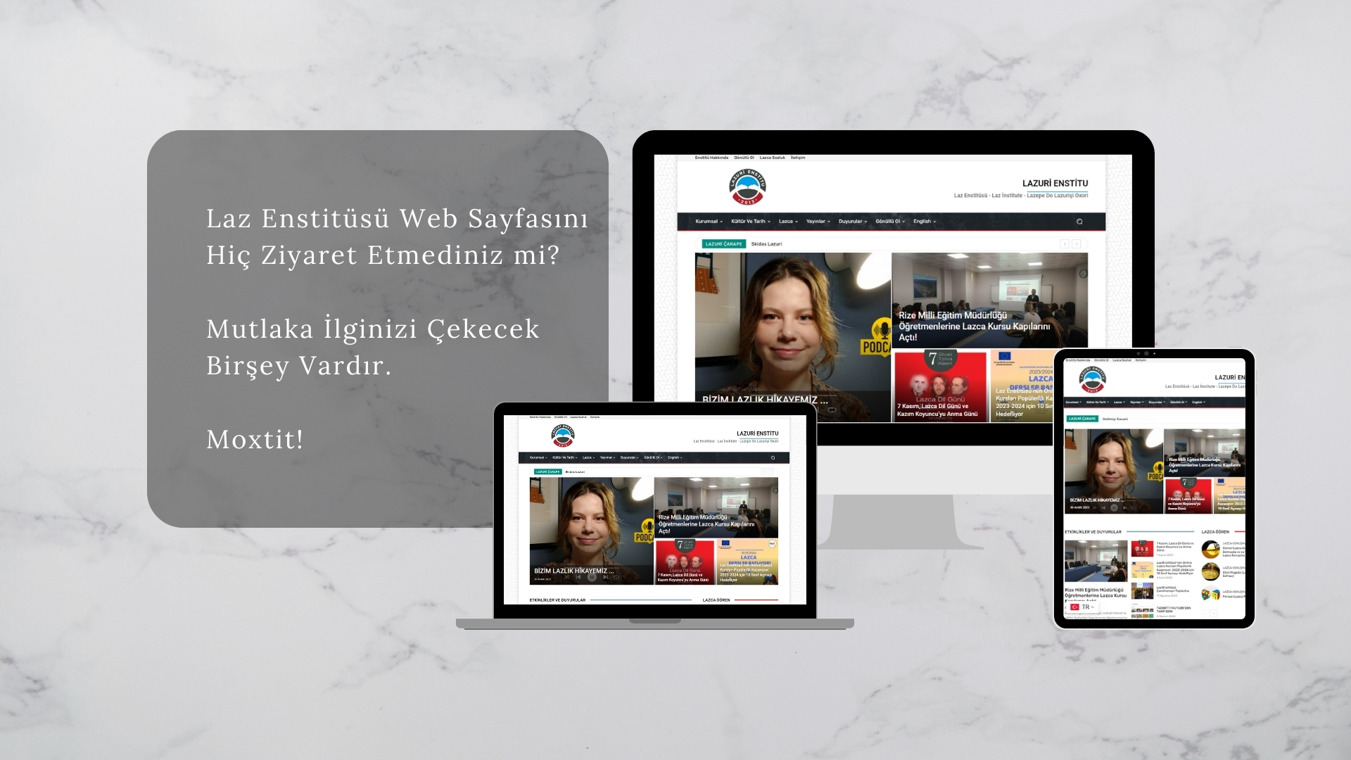Laz Enstitüsü web sayfası
